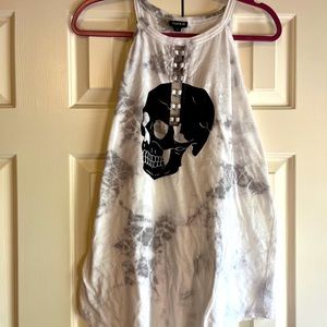 Torrid Skull Tank Top Size 1